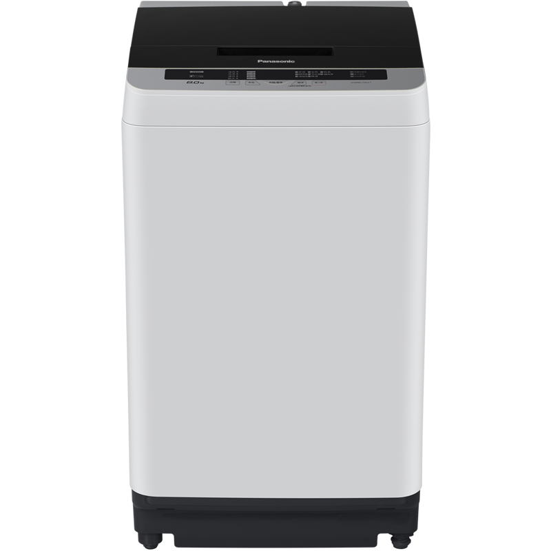 松下(Panasonic) XQB80-Q78H2R 8公斤 一键智能洗人性化设计操作更便捷 全自动波轮洗衣机(灰色)