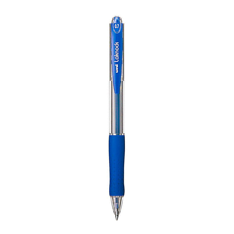 三菱笔(Uni)SN-100 圆珠笔 按动圆珠笔 0.5mm 学生用笔 带护套笔迹流畅舒适书写经典办公用原子笔