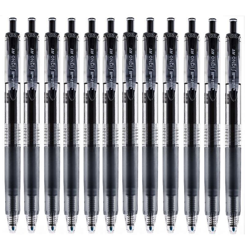 三菱(uni)UMN-105按动中性笔12支/盒 0.5mm签字笔 学生用笔 水笔办公文具用品