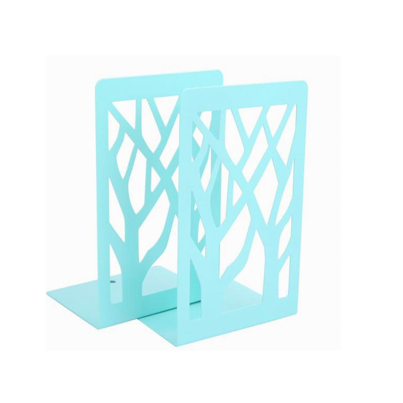 LTSM 晨光(M&G)ABS91718树影金属铁书立2片/付6.8英寸蓝色