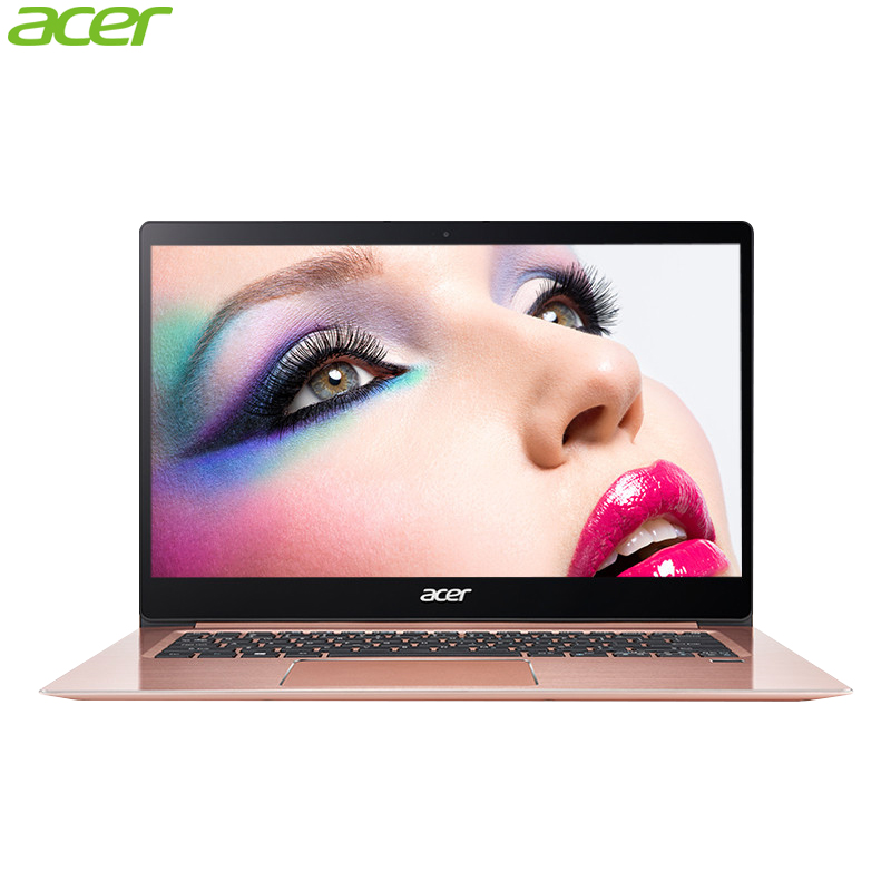 宏碁(acer)蜂鸟SF314升级版Swift S40 14英寸超轻薄笔记本电脑(I5-8250U 8GB 256GB固态 高清 6.3MM窄边框 W10H 金色)