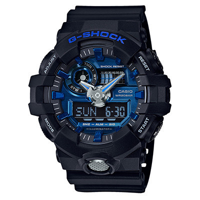 卡西欧(CASIO)手表 G-SHOCK系列 多功能防水运动时尚男表 GA-710-1A2