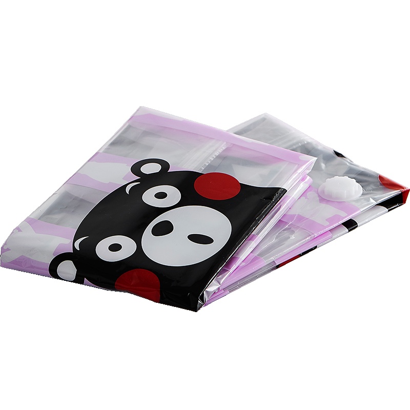 JEKO&JEKO熊本熊真空压缩袋棉被加厚大号被子收纳袋衣服行李抽气整理袋2只装SWQ-2193