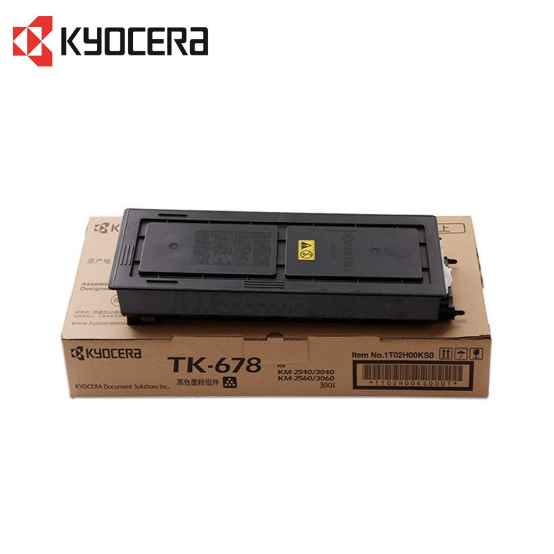 京瓷(Kyocera) TK-678 粉盒 黑色(适用KM-2560/3040/3060 TASKalfa 300i)