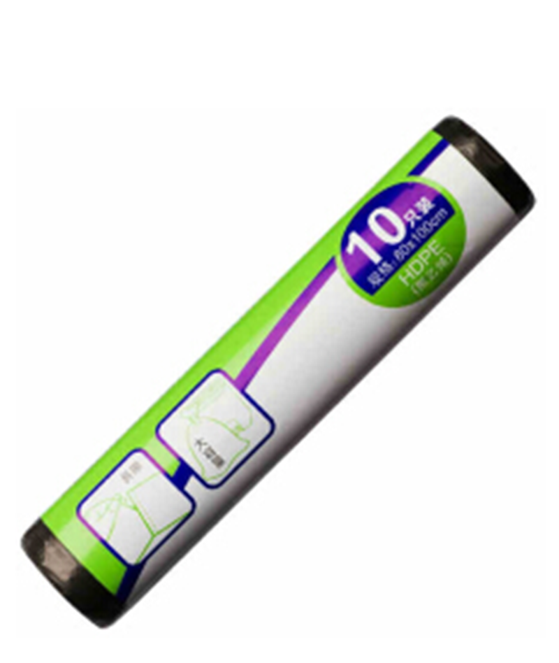 得力 9576 办公生活垃圾袋80*100cm 10只/卷