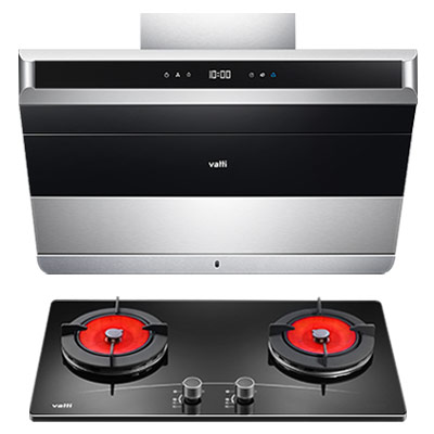 华帝(vatti)i11085+i10002B侧吸油烟机燃气灶具 烟灶套餐 20立方大吸力自动洗 1000℃聚能灶液化气