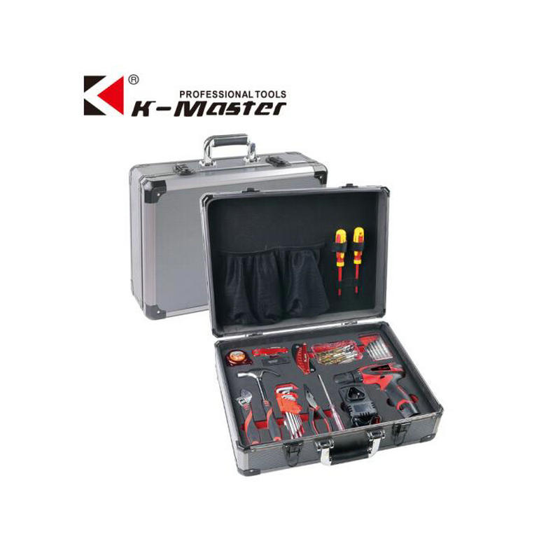 凯马特K-Master 47件家用工具套装维修多功能拉杆箱 KMT-8912