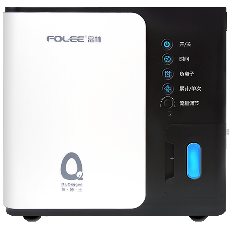 富林(FOLEE)医用制氧机Y007-1带雾化家用吸氧机老人孕妇吸氧家庭氧气机1升持续供氧浓度稳定90%制氧机(器械)