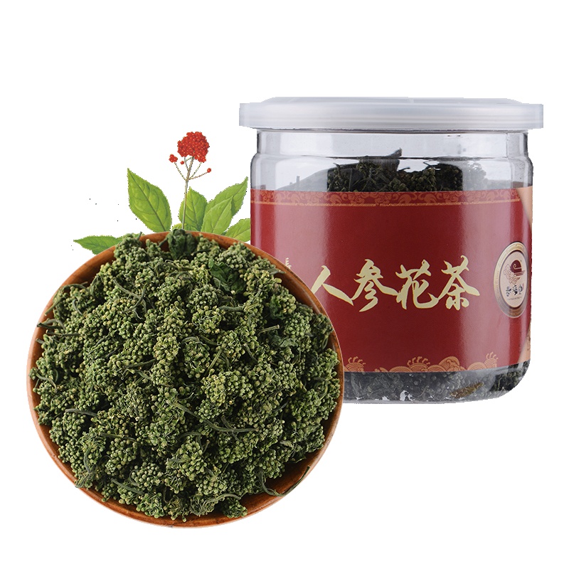 春海堂长白山人参花茶 低农残大花蕾 50g /罐 吉林人参