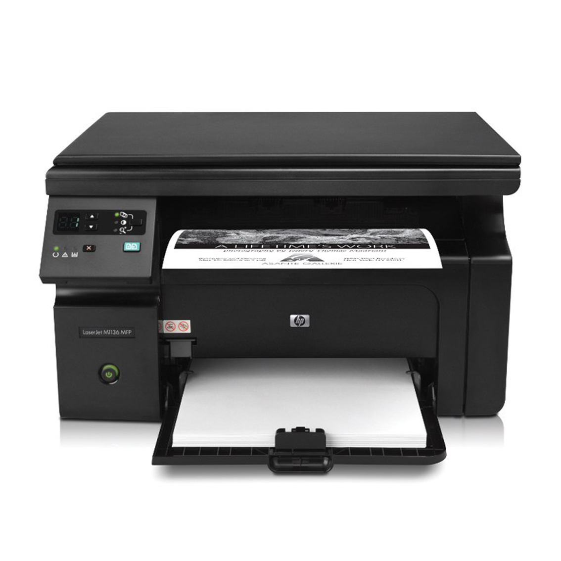 惠普(HP)LaserJet Pro M1136 A4黑白激光三合一多功能激光一体机 打印/复印/扫描