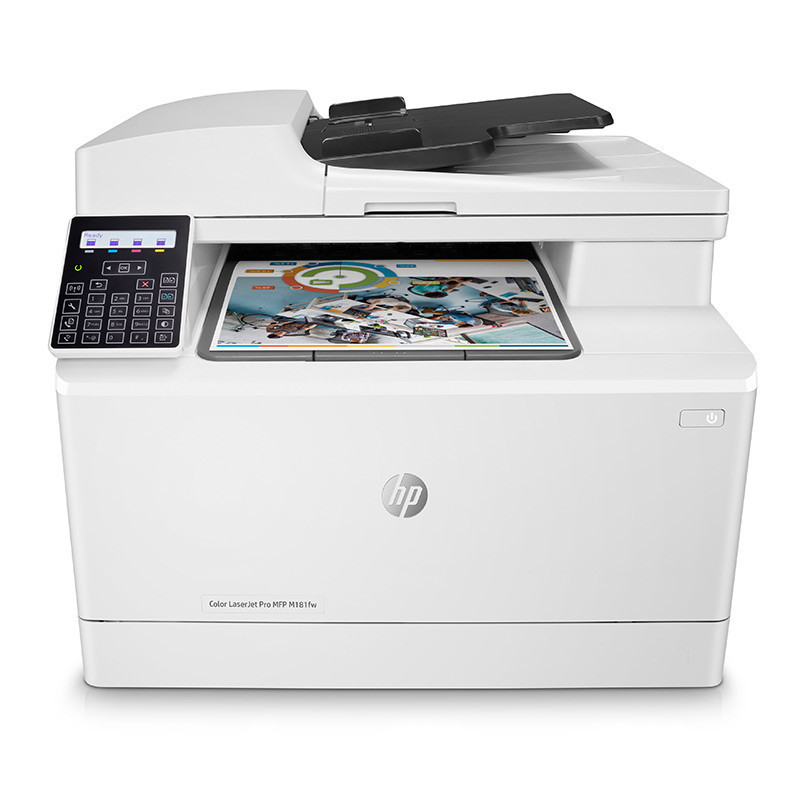 惠普(HP) LASERJET PRO M181fw 彩色激光四合一多功能一体机