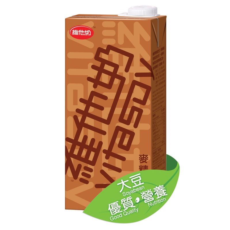 維他奶麥精豆奶1公升(單包裝)