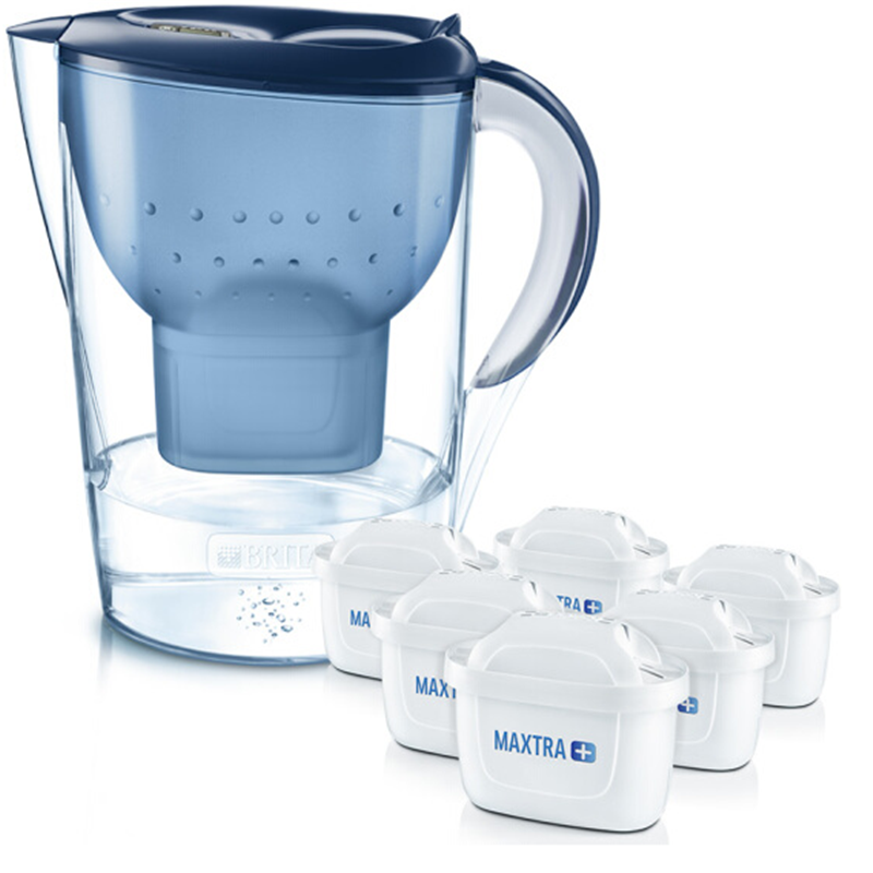 碧然德(BRITA)过滤净水器 家用滤水壶 净水壶Aluna光汐系列 3.5L(蓝...