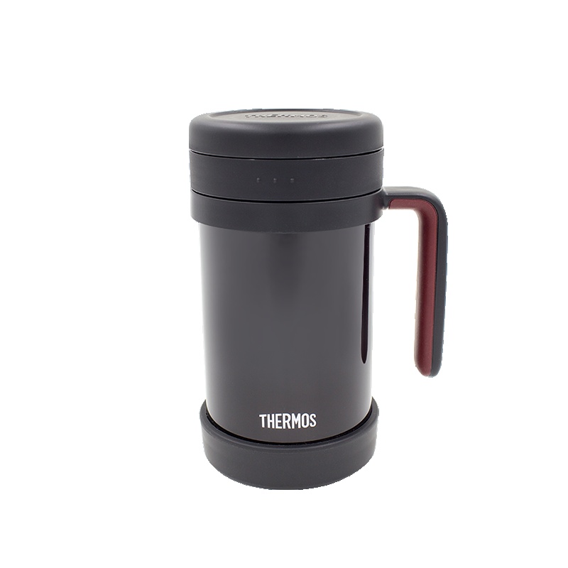 (自带茶漏,办公室精品)膳魔师保温杯TCMF-500 BK 黑色 500ML 成熟稳重 商务精品