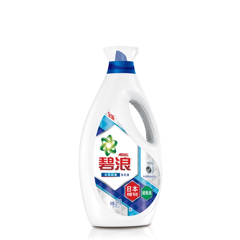 碧浪洗衣液日本抑菌科技超低泡3千克 4瓶/箱 单位:箱