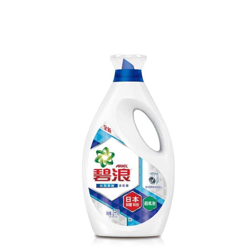 碧浪洗衣液日本抑菌科技超低泡2千克 6瓶/箱 单位:箱