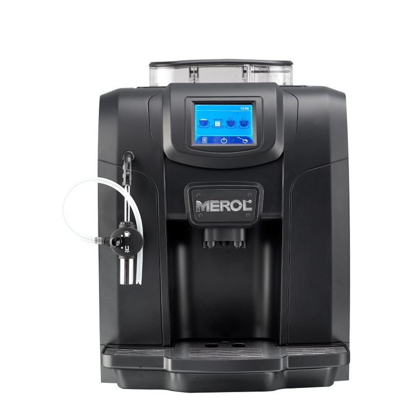 Merol/美宜侬 ME-712咖啡机全自动触屏小型家用商用现磨豆意式煮