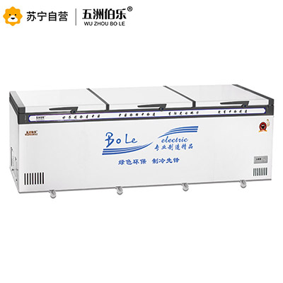 五洲伯乐(WUZHOUBOLE)WR/WF-1780 1780升卧式冷柜 铜管冷冻柜商用大冷柜 速冻柜直冷顶开门(白色)