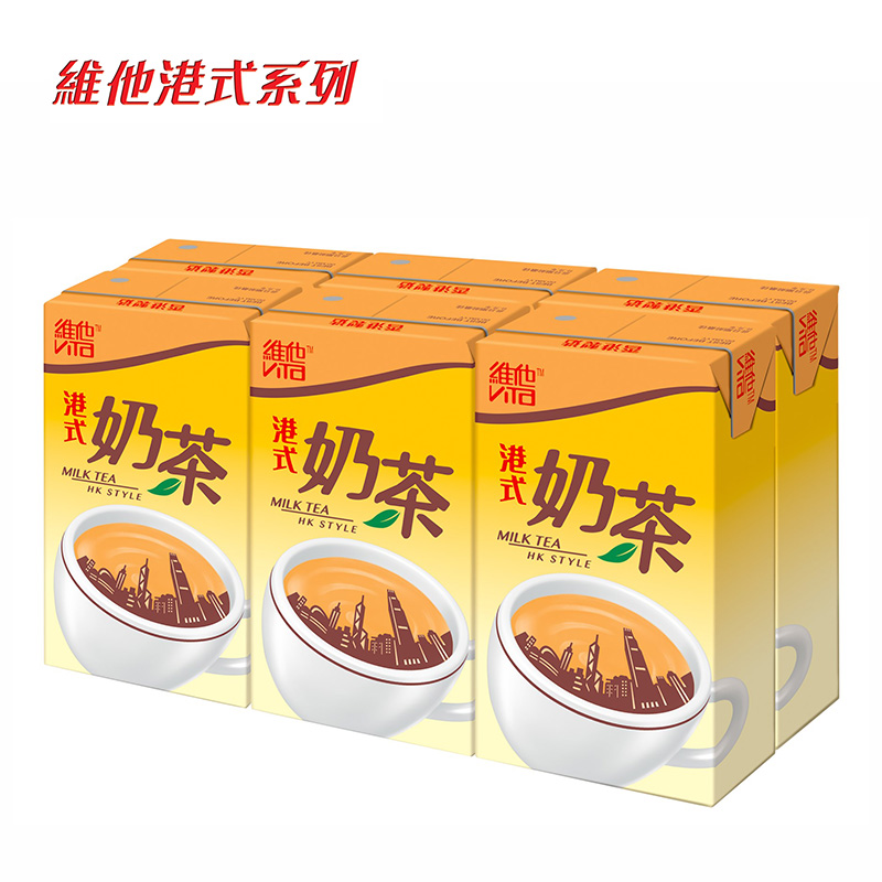 維他港式奶茶250毫升(6包裝)