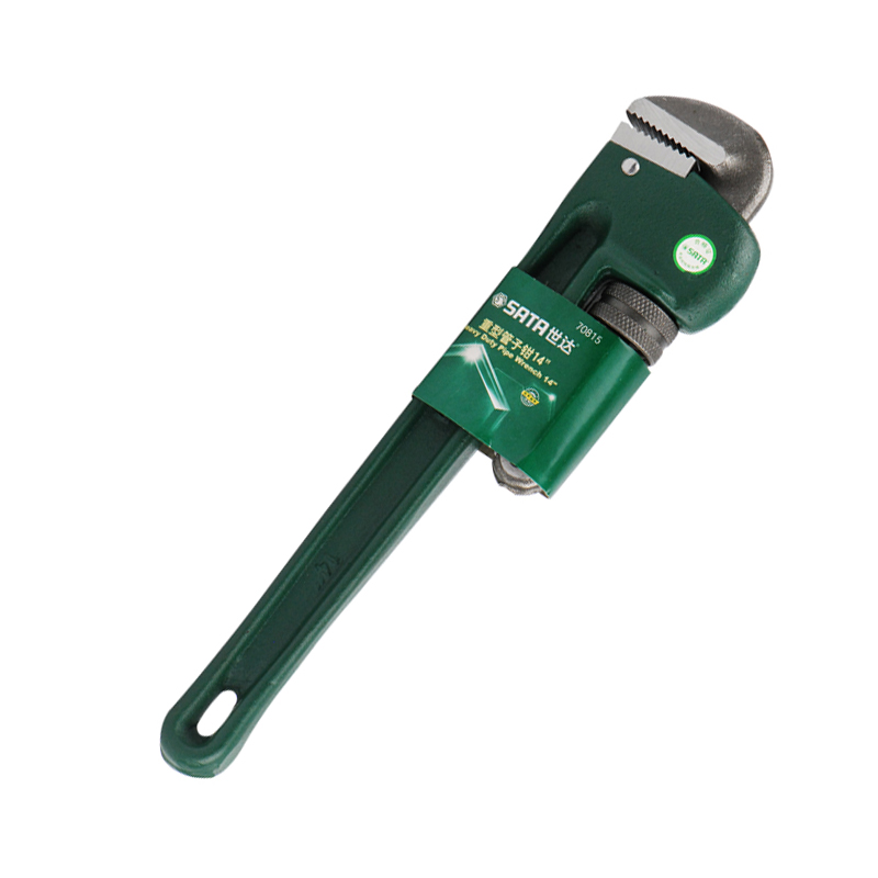 世达(SATA) 重型管子钳 管子扳手 管钳子 水管钳 水泵钳 圆管钳 14英寸 70815 (单位:支)