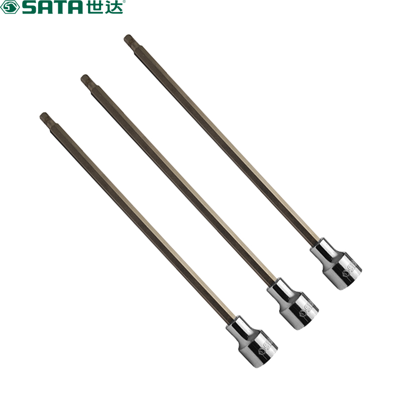 世达(SATA) 12.5MM系列 70MM加长长六角旋具套筒 6MM 24301 （单位：个）