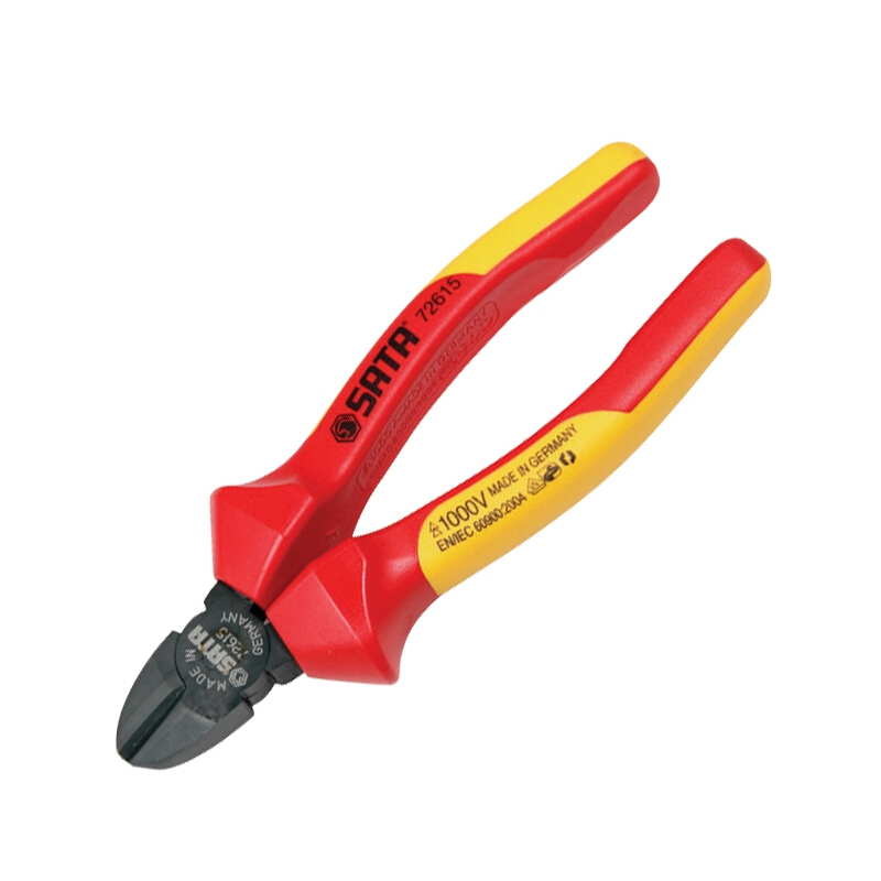 世达(SATA) G系列 VDE绝缘耐压 斜嘴钳 6寸 72615 (单位:支)