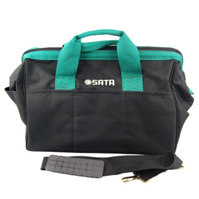 世达(SATA) 帆布工具包 家用维修工具包 电工工具包 单双肩包 16寸 95182 (单位:个)