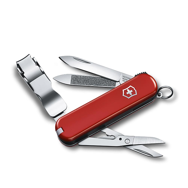 瑞士维氏(Victorinox) 军士刀65mm迷你指甲刀0.6463多功能折叠刀 原装进口