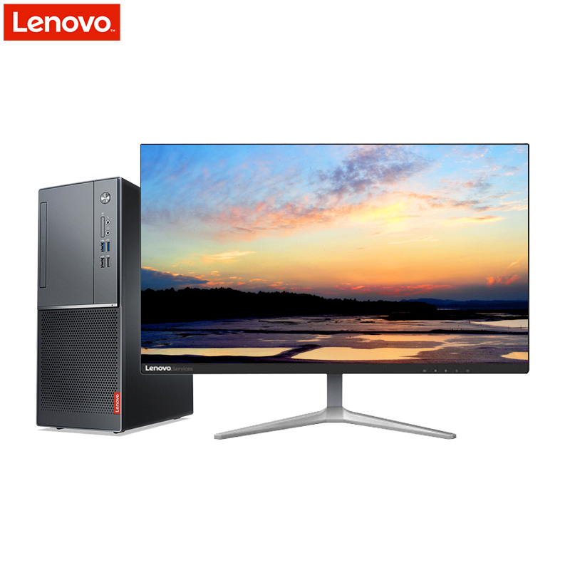 联想(Lenovo)扬天M6201k台式电脑 23.8英寸窄边框屏(Intel i3 7100 4GB 1TB 集显 无光驱 Win10H)