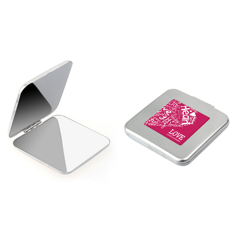 hOLI 创意家居礼品NANV系列可定制不锈钢水晶胶不碎镜 NN09