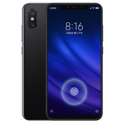 Xiaomi/小米 小米8 屏幕指纹版 6GB+128GB 黑色 移动联通电信4G全网通手机 AI双摄 全面屏
