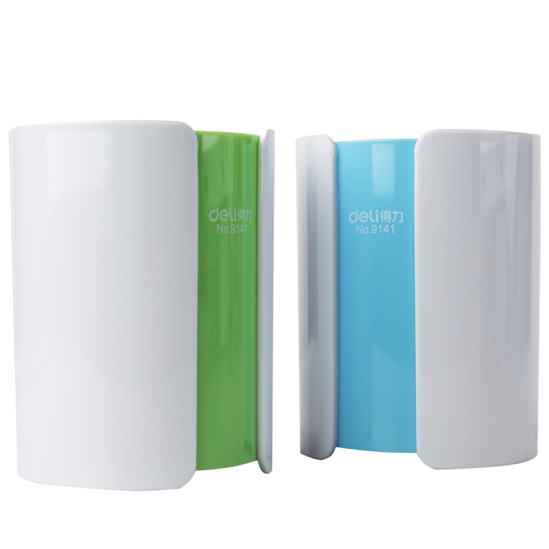 得力(deli)9141双色笔筒(混)(单只装)deli9141 Y