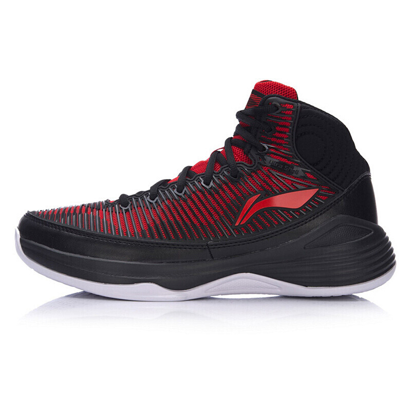 李宁(LI-NING) 17男鞋 场地鞋高帮篮 ABPM015-1