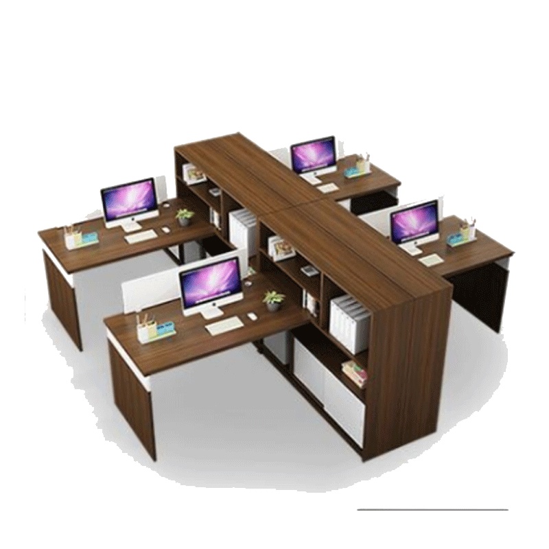 三能 办公家具职员办公桌员工桌组合工位桌简约现代员工财务桌其他人造板屏风卡座