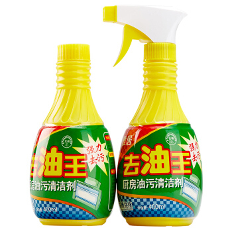 仟雅居 油污清洁剂 400ML 24瓶/箱 NH 抽油烟机清洗剂厨房中性强力瓷砖去重油污净