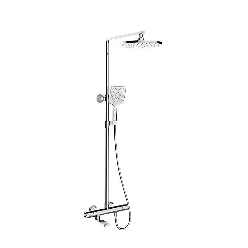 新品 科勒kohler 柏诗恒温顶喷法兰金淋浴柱花洒龙头73111