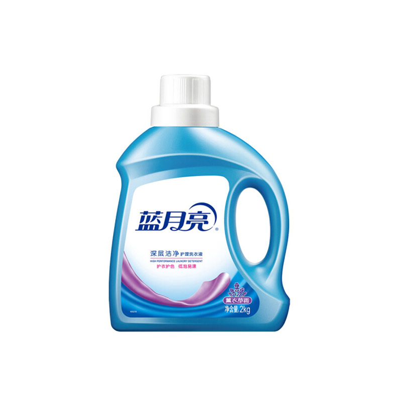 蓝月亮 洁净洗衣液 自然清香/薰衣草 (2kg/瓶*6)/件