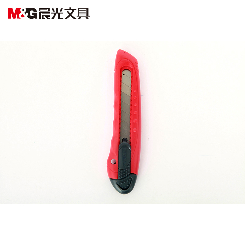 晨光 ASS91322推锁美工刀18MM 颜色随机 单个装 长度:180mm 宽度:18mm 高度:5mm Y