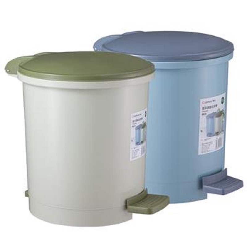齐心 L205 脚踏垃圾桶(5.5L) 配色 8个/包 单位:包-