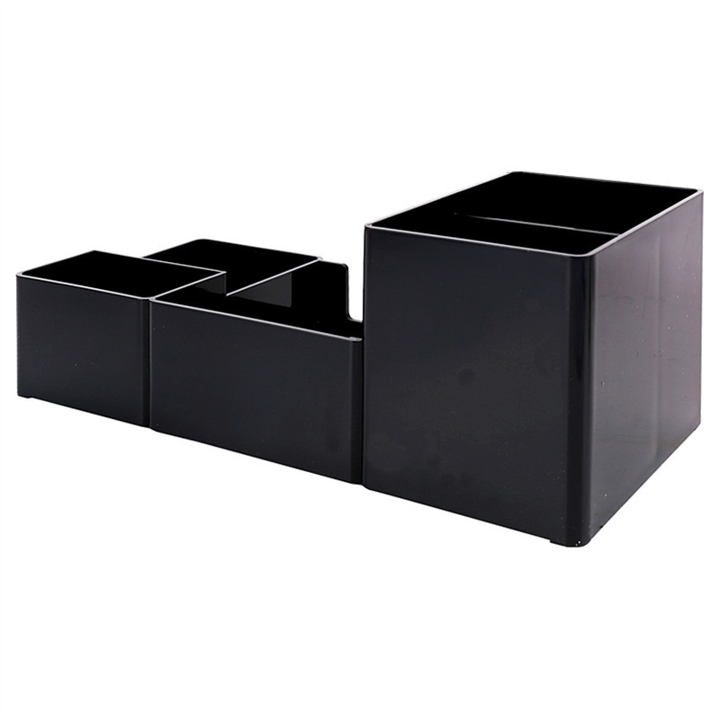 得力(deli)9118多功能办公盒(黑色白色)(个)deli9118 Y