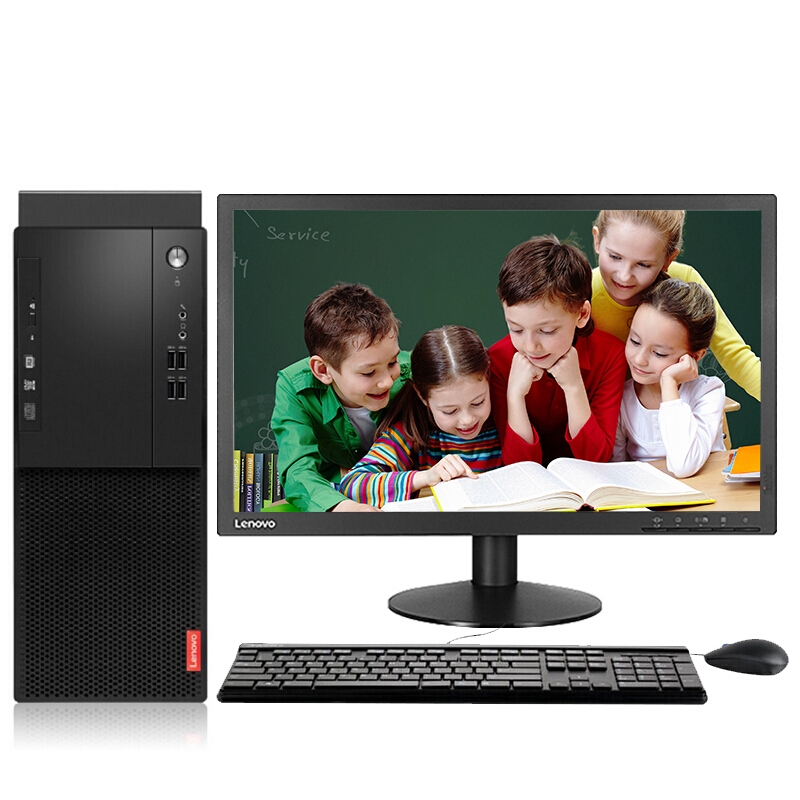 联想(Lenovo)启天B415 23"办公电脑(G4560 4G 1T DVD光驱 集显 Win10)