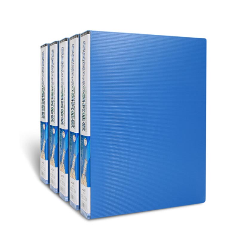 HUA JIE华杰 12个装 TC530(3孔夹横直纹) 活页夹横直纹打孔夹加厚金属装订夹三孔夹办公文件夹