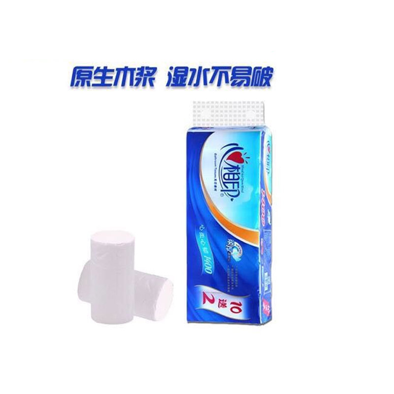 心相印 LR210 心柔系列100克三层无芯卫生纸 10卷/提*6