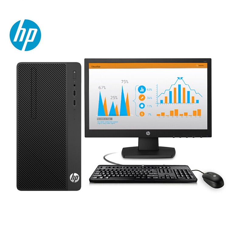 惠普(HP)288 G4商用台式电脑 21.5寸(I5-8500 8G 1T+128G DVDRW WIN10H 大唐)