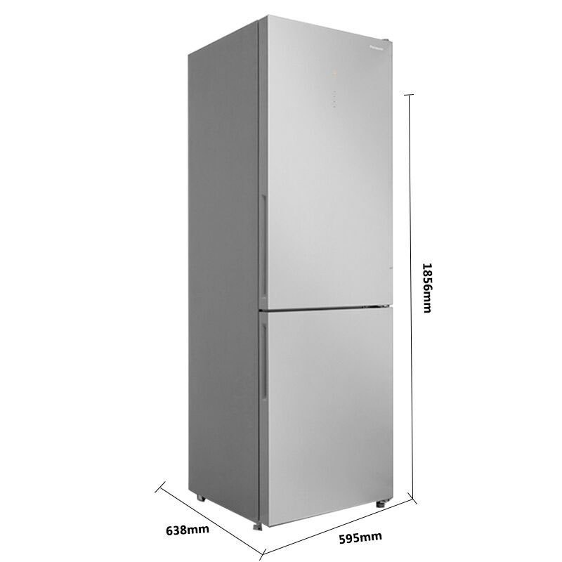 松下冰箱 NR-B30WG1-XS 电脑温控静音301升风冷无霜双门冰箱 银色