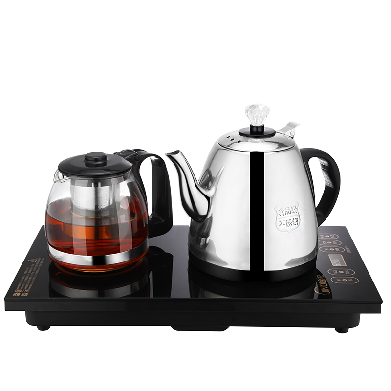 金杞(JINQI)涌泉式全自动上水电茶壶电水壶底部上水电热水壶茶具套装 WJ-W661