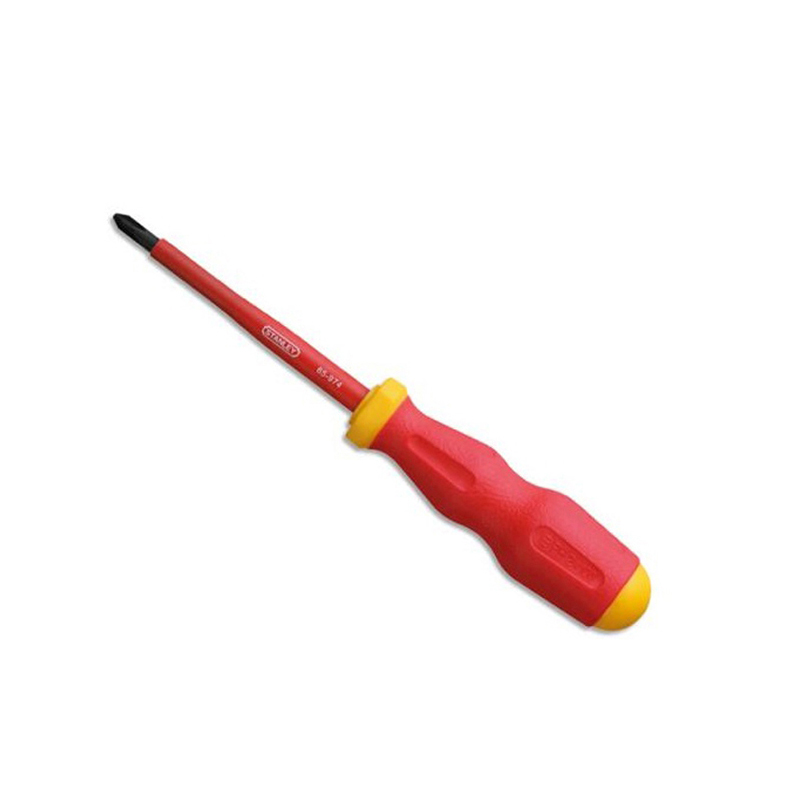 史丹利Stanley 绝缘十字螺丝批PH2*100mm&65-974-22