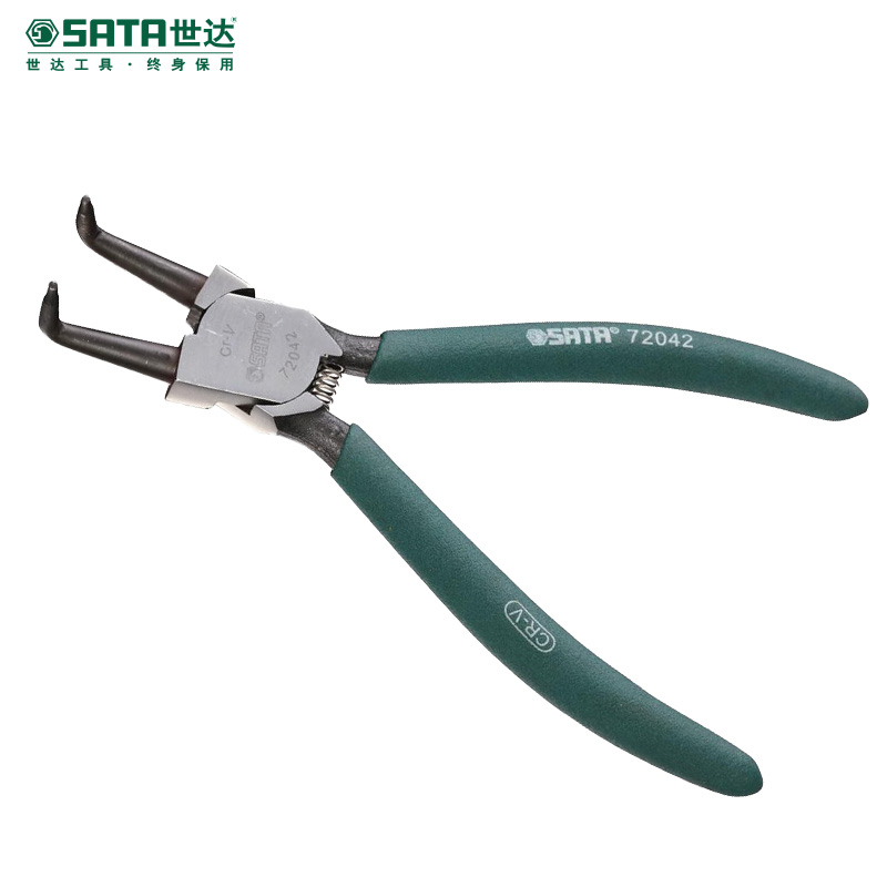 世达(SATA) 德式穴用曲口卡簧钳 (内卡簧) 13寸 72044 (单位:支)