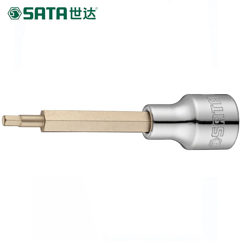 世达(SATA) 12.5MM系列 加长六角旋具套筒 6MM 24305 (单位:个)