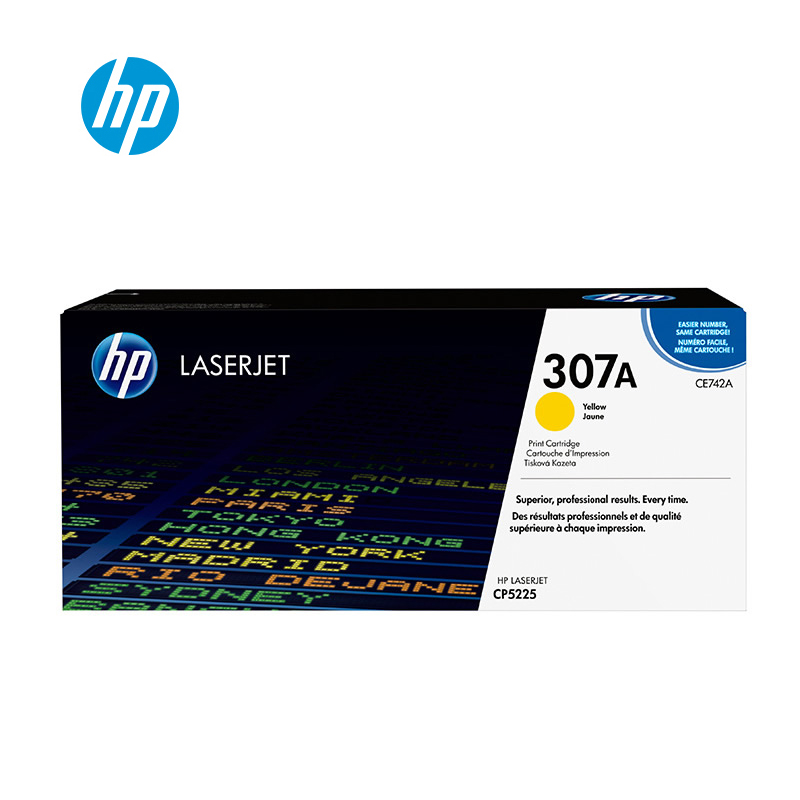 [精选]惠普(HP) CE742A 307A 黄色 LaserJet 硒鼓 (适用LaserJet CP5220)